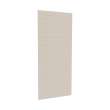34 x 84 Swanstone(R) Metro Subway Tile Glue up Bathtub and Shower Single Wall Panel in Tahiti White, MTMK8434.011