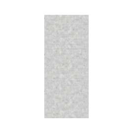 MTMK-8434-1 34 x 84 Swanstone(R) Metro Subway Tile Glue up Bathtub and Shower Single Wall Panel in Ice