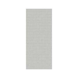 MTMK-8434-1 34 x 84 Swanstone(R) Metro Subway Tile Glue up Bathtub and Shower Single Wall Panel in Birch