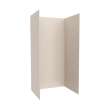 34 x 42 x 84 Swanstone(R) Metro Subway Tile Glue up Shower Wall Kit in Tahiti White, MTMK843442.011