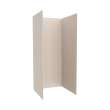 36 x 36 x 84 Swanstone(R) Metro Subway Tile Glue up Shower Wall Kit in Tahiti White, MTMK843636.011