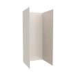 36 x 36 x 84 Swanstone(R) Metro Subway Tile Glue up Shower Wall Kit in Bisque, MTMK843636.018