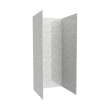 36 x 36 x 84 Swanstone(R) Metro Subway Tile Glue up Shower Wall Kit in Ice, MTMK843636.130