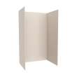 36 x 50 x 84 Swanstone(R) Metro Subway Tile Glue up Shower Wall Kit in Tahiti White, MTMK843650.011