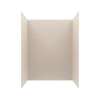 36 x 62 x 84 Swanstone(R) Metro Subway Tile Glue up Bathtub and Shower Wall Kit in Tahiti White, MTMK843662.011