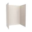 36 x 62 x 84 Swanstone(R) Metro Subway Tile Glue up Bathtub and Shower Wall Kit in Bisque, MTMK843662.018