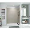 36 x 62 x 84 Swanstone(R) Metro Subway Tile Glue up Bathtub and Shower Wall Kit in Limestone, MTMK843662.218