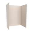 42 x 62 x 84 Swanstone(R) Metro Subway Tile Glue up Shower Wall Kit in Tahiti White, MTMK844262.011