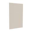 50 x 84 Swanstone(R) Metro Subway Tile Glue up Bathtub and Shower Single Wall Panel in Tahiti White, MTMK8450.011