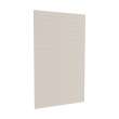 50 x 84 Swanstone(R) Metro Subway Tile Glue up Bathtub and Shower Single Wall Panel in Bisque, MTMK8450.018