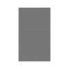 50 x 84 Swanstone(R) Metro Subway Tile Glue up Bathtub and Shower Single Wall Panel in Ash Gray, MTMK8450.203