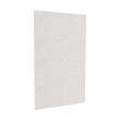 50 x 84 Swanstone(R) Metro Subway Tile Glue up Bathtub and Shower Single Wall Panel in Carrara, MTMK8450.221