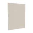 62 x 84 Swanstone(R) Metro Subway Tile Glue up Bathtub and Shower Single Wall Panel in Tahiti White, MTMK8462.011