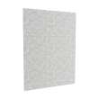 62 x 84 Swanstone(R) Metro Subway Tile Glue up Bathtub and Shower Single Wall Panel in Ice, MTMK8462.130