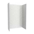 30 x 62 x 96 Swanstone(R) Metro Subway Tile Glue up Bathtub and Shower Wall Kit in Ice, MTMK963062.130