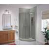 32 x 96 Swanstone(R) Metro Subway Tile Glue up Bathtub and Shower Single Wall Panel in Ash Gray, MTMK9632.203
