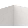 32 x 62 x 96 Swanstone(R) Metro Subway Tile Glue up Bathtub and Shower Wall Kit in White, MTMK963262.010