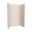 32 x 62 x 96 Swanstone(R) Metro Subway Tile Glue up Bathtub and Shower Wall Kit in Tahiti White, MTMK963262.011