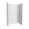 32 x 62 x 96 Swanstone(R) Metro Subway Tile Glue up Bathtub and Shower Wall Kit in Ice, MTMK963262.130