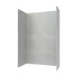 32 x 62 x 96 Swanstone(R) Metro Subway Tile Glue up Bathtub and Shower Wall Kit in Ash Gray, MTMK963262.203