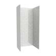 34 x 42 x 96 Swanstone(R) Metro Subway Tile Glue up Shower Wall Kit in Ice, MTMK963442.130