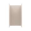 34 x 50 x 96 Swanstone(R) Metro Subway Tile Glue up Shower Wall Kit in Tahiti White, MTMK963450.011
