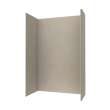 34 x 50 x 96 Swanstone(R) Metro Subway Tile Glue up Shower Wall Kit in Limestone, MTMK963450.218