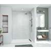 34 x 50 x 96 Swanstone(R) Metro Subway Tile Glue up Shower Wall Kit in Carrara, MTMK963450.221