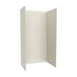 36 x 50 x 96 Swanstone(R) Metro Subway Tile Glue up Shower Wall Kit in Bisque, MTMK963650.018