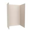36 x 62 x 96 Swanstone(R) Metro Subway Tile Glue up Bathtub and Shower Wall Kit in Tahiti White, MTMK963662.011