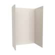 36 x 62 x 96 Swanstone(R) Metro Subway Tile Glue up Bathtub and Shower Wall Kit in Bisque, MTMK963662.018