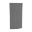 42 x 96 Swanstone(R) Metro Subway Tile Glue up Bathtub and Shower Single Wall Panel in Ash Gray, MTMK9642.203