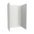 42 x 62 x 96 Swanstone(R) Metro Subway Tile Glue up Shower Wall Kit in Ice, MTMK964262.130