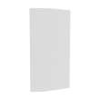 50 x 96 Swanstone(R) Metro Subway Tile Glue up Bathtub and Shower Single Wall Panel in White, MTMK9650.010