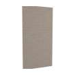50 x 96 Swanstone(R) Metro Subway Tile Glue up Bathtub and Shower Single Wall Panel in Limestone, MTMK9650.218