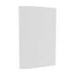 62 x 96 Swanstone(R) Metro Subway Tile Glue up Bathtub and Shower Single Wall Panel in White, MTMK9662.010