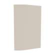 62 x 96 Swanstone(R) Metro Subway Tile Glue up Bathtub and Shower Single Wall Panel in Tahiti White, MTMK9662.011