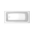 (AFR) 60 x 30 Optima Veritek(TM) Pro Bathtub with Left Hand Drain in White, OP6030TML.010