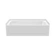 (AFR) 60 x 30 Optima Veritek(TM) Pro Bathtub with Left Hand Drain in White, OP6030TML.010
