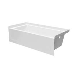 (AFR) 60 x 30 Optima Veritek(TM) Pro Bathtub with Right Hand Drain in White, OP6030TMR.010