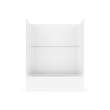 60 x 30 Optima(TM) Alcove Left Hand Drain Five Piece AFR Tub Shower in White, OP6030TSML.010