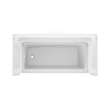 60 x 30 Optima(TM) Alcove Left Hand Drain Five Piece AFR Tub Shower in White, OP6030TSML.010