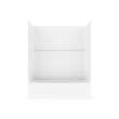 60 x 30 Optima(TM) Alcove Right Hand Drain Five Piece Reinforced Tub Shower in White, OP6030TSRA.010