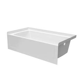 60 x 32 Optima Veritek(TM) Pro Bathtub with Right Hand Drain in White, OP6032TR.010