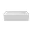 60 x 32 Optima Veritek(TM) Pro Bathtub with Right Hand Drain in White, OP6032TR.010