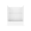 60 x 32 Optima(TM) Alcove Left Hand Drain Five Piece Fully Configured Tub Shower in White, OP6032TSLAF.010