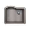 22 x 25 Granite Undermount Single Bowl Sink in Metallico, QU02522SB.173