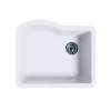22 x 25 Granite Undermount Single Bowl Sink in Opal White, QU02522SB.210