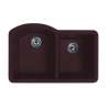 22 x 33 Granite Undermount Double Bowl Sink in Espresso, QU03322DB.170
