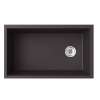 22 x 33 Granite Undermount Single Bowl Sink in Nero, QU03322SB.077